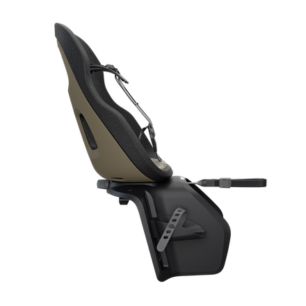 Thule Yepp Nexxt 2 Maxi Deep Khaki met magnetische kindveilige gesp, bij De Gele Flamingo