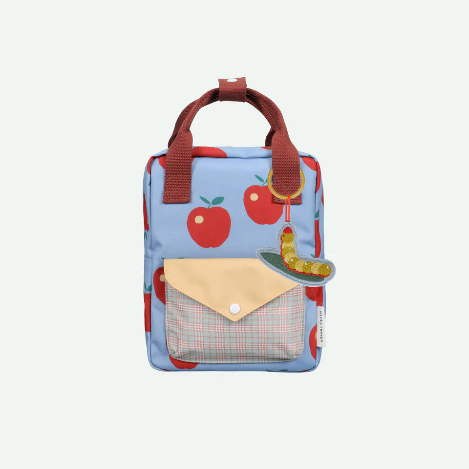 Sticky Lemon rugzak klein Envelope in Apple Grub, compact 20 x 13 x 26 cm, bij De Gele Flamingo