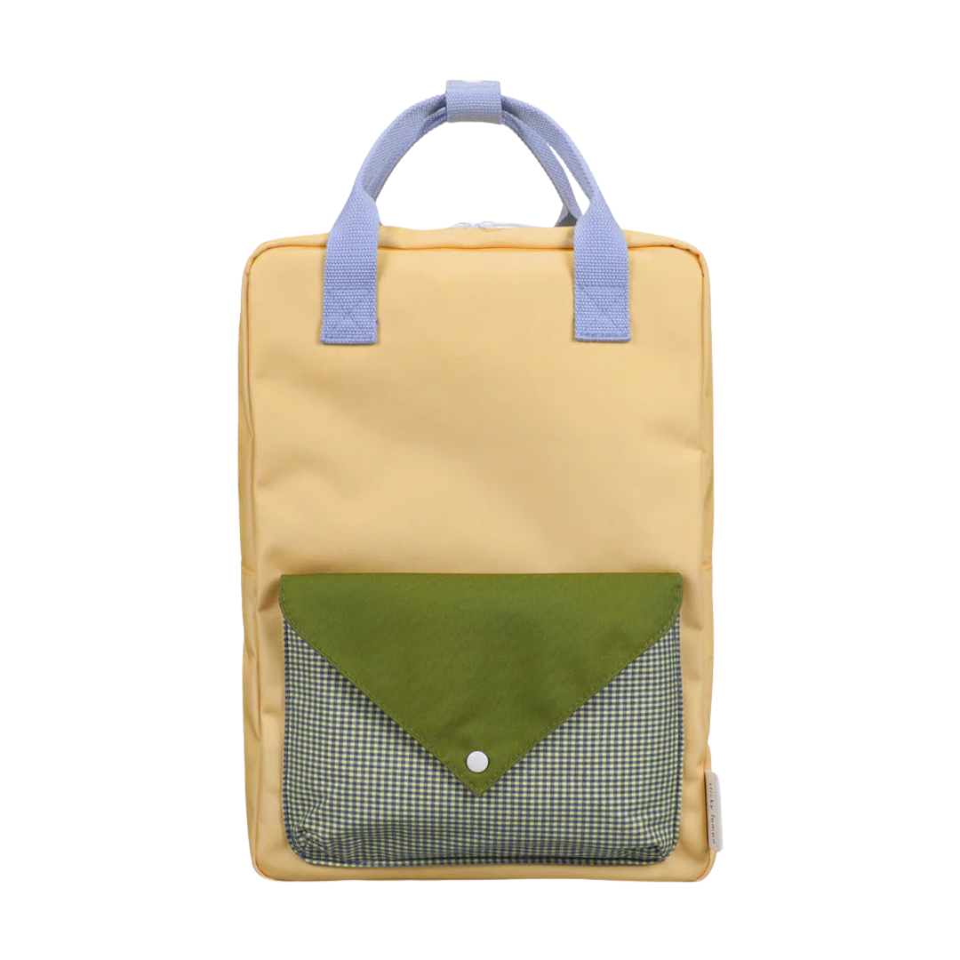 Sticky Lemon rugzak groot Envelope in Twiggy Beige, 27 x 13 x 28 cm, te koop bij De Gele Flamingo