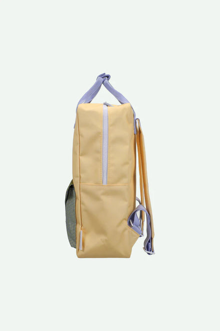 Sticky Lemon rugzak groot in Twiggy Beige met waterdichte voering binnenin, bij De Gele Flamingo