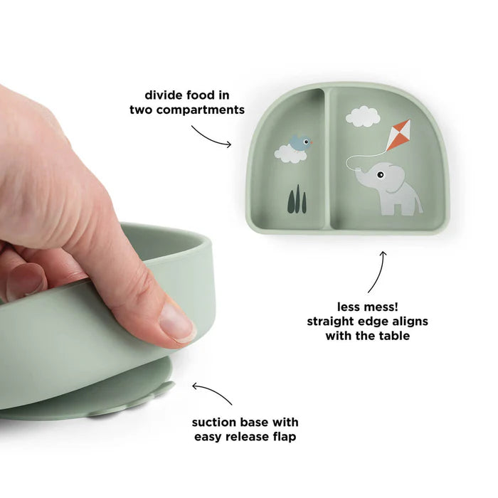 Done By Deer Stick&Stay Kommetje Playground Green meet 15 bij 11 cm, online bij De Gele Flamingo.