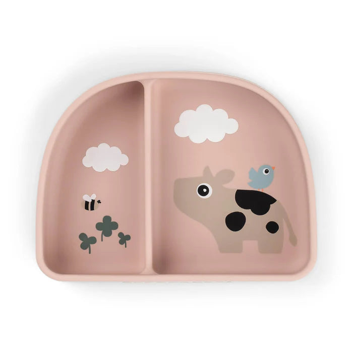 Done By Deer Stick&Stay Kommetje met Vakjes Tiny Farm Powder, online bij De Gele Flamingo.