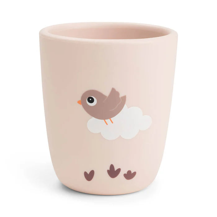 Done By Deer Silicone Beker Playground Powder met 160 ml inhoud, bij De Gele Flamingo.