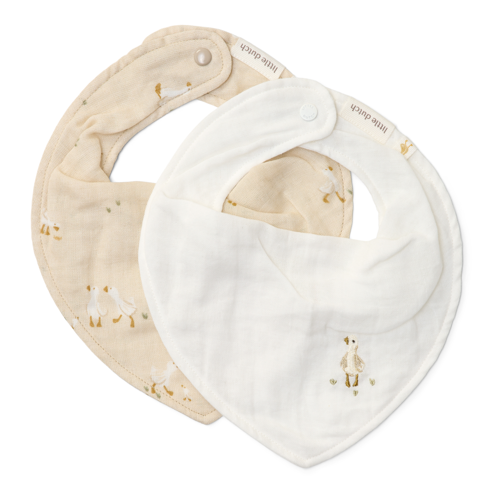 Little Dutch Bandana Slab Set Van 2 Little Goose | Wit