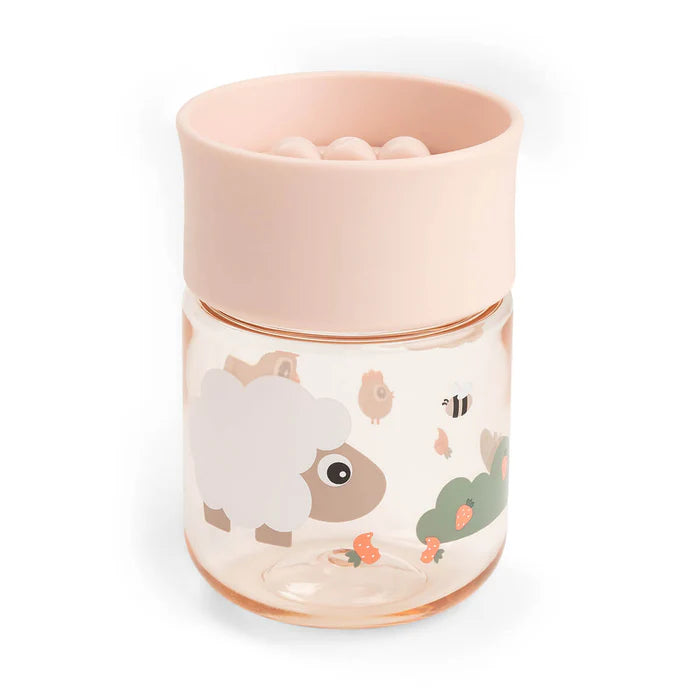 Done By Deer Leerbeker 360 Tiny Farm Powder voor zelfstandig drinken, bij De Gele Flamingo.