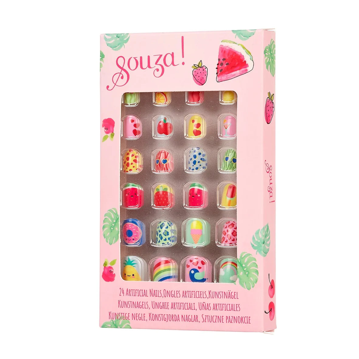 Souza plaknageltjes Fruits met fruitprintjes voor kinderen