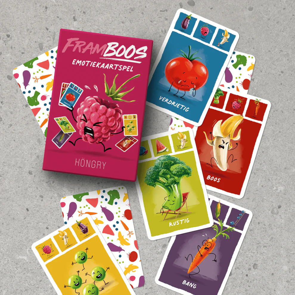 Höngry Kaartspel Emoties Framboos +4 jaar