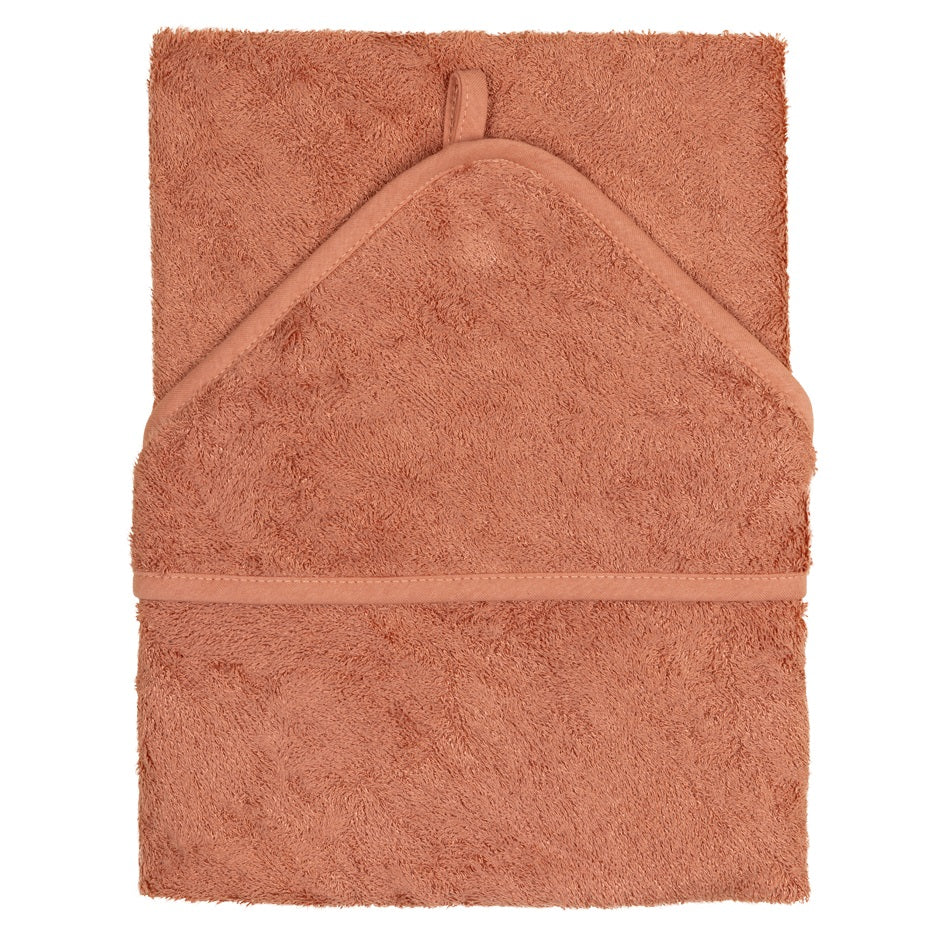 Timboo Bamboo XXL Badcape 95x95cm | Sunrise Orange
