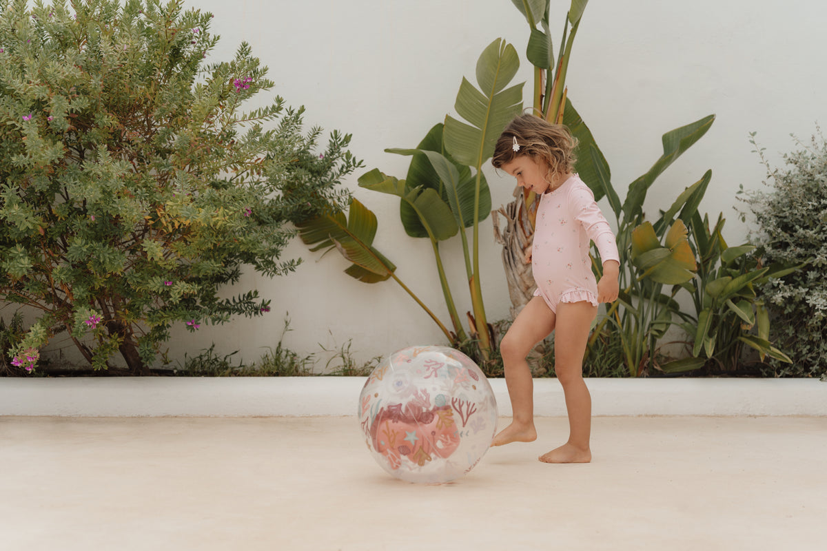 * Little Dutch Ocean Dreams Strandbal 3D Figuur | Roze