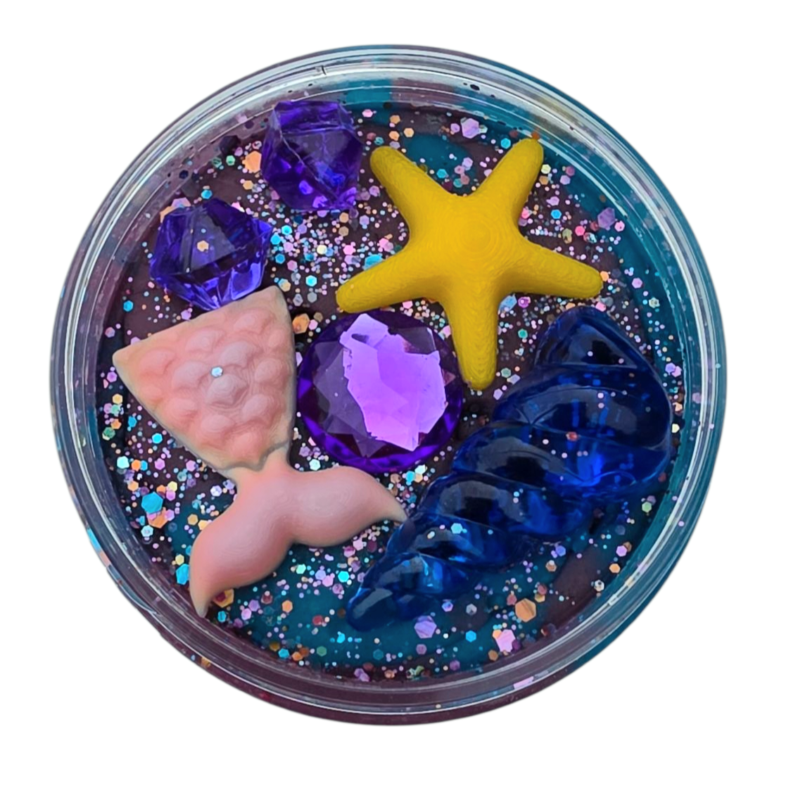 SensoryFun Klei Sensory Dough Mermaid met toppings voor zeemeerminspel, van De Gele Flamingo