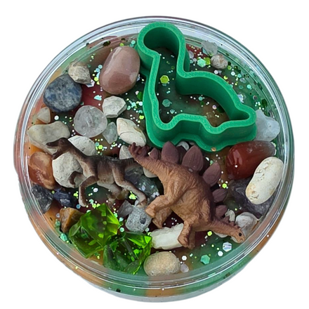 SensoryFun Klei Sensory Dough Dino met toppings voor dinospel, te koop bij De Gele Flamingo
