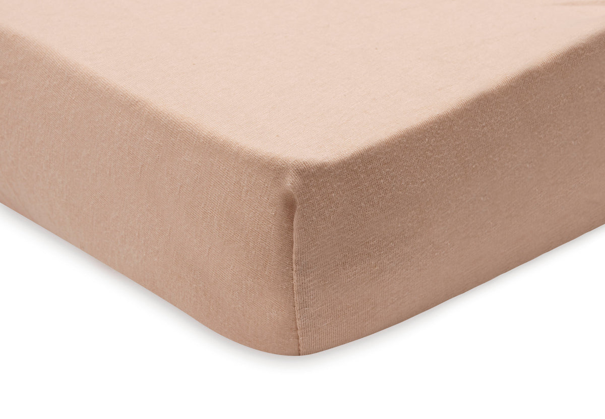 Jollein Hoeslaken Jersey 40/50x80/90cm Blush en Wild Rose, set van 2 bij De Gele Flamingo.