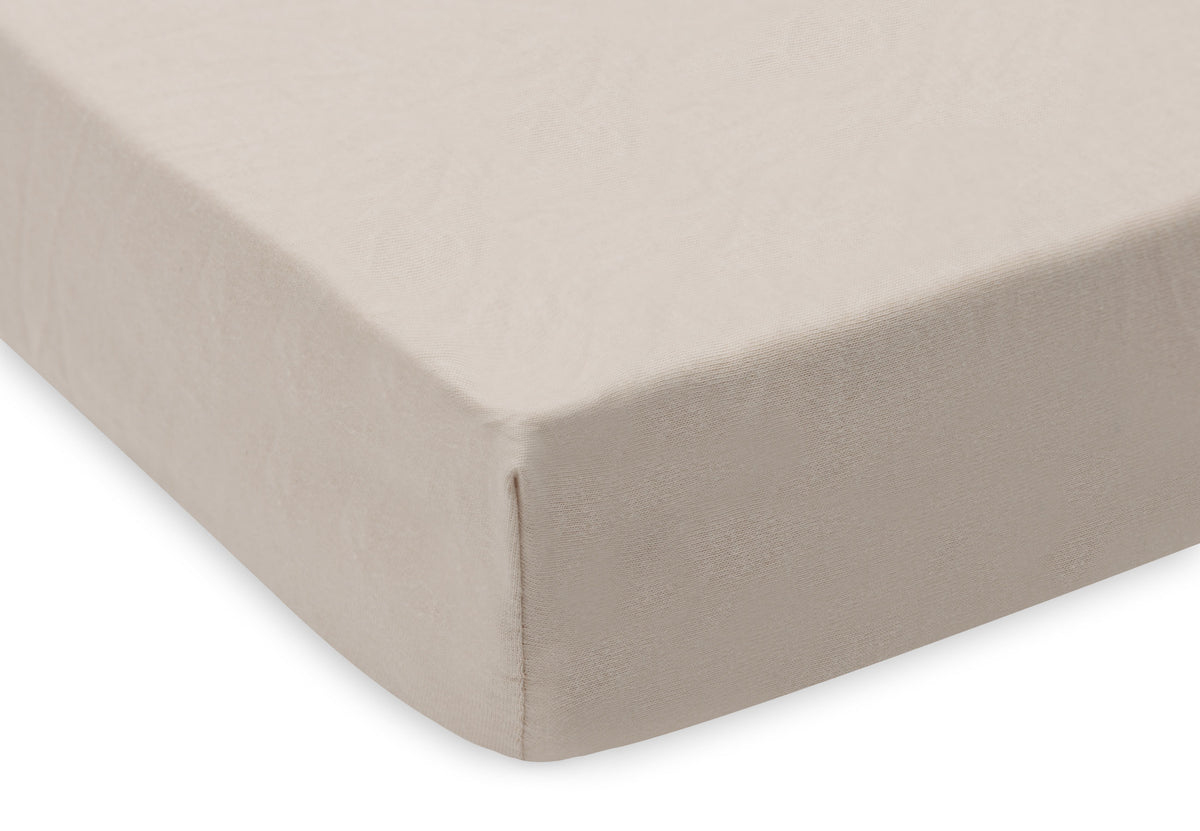 Jollein Hoeslaken Jersey 60x120cm 2ST | Oatmeal/Sand