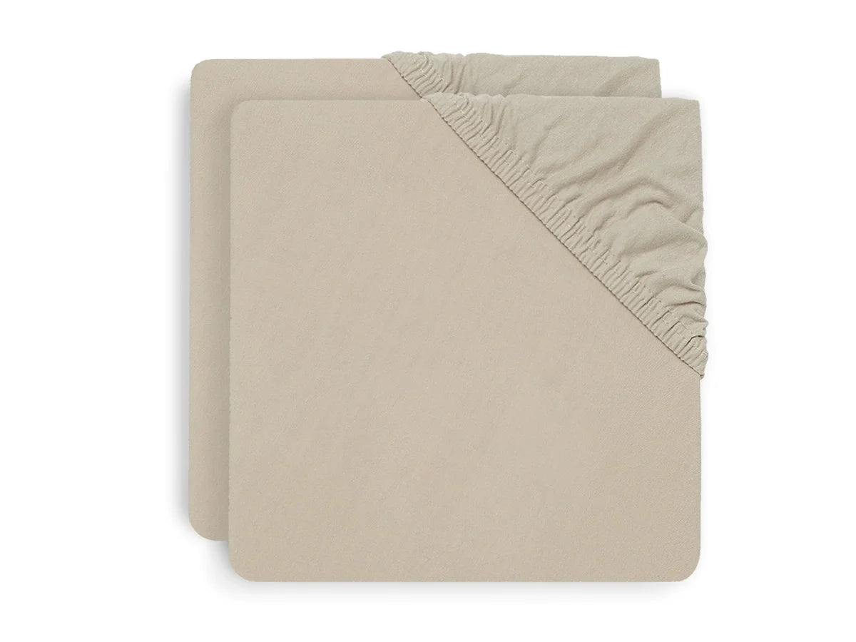 * Jollein Hoeslaken Jersey 60x120cm | Nougat