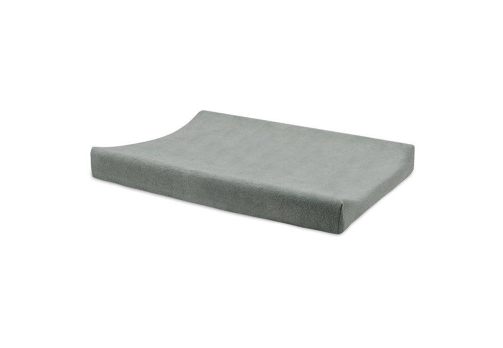 Jollein Aankleedkussenhoes Badstof 50x70cm 2ST | Sea Green/Ivory