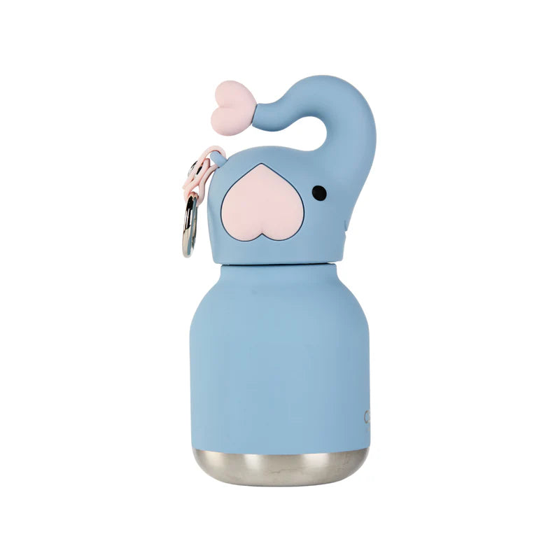 Compacte Mini Bestie olifant van Asobu met siliconen rietje voor onderweg, bij De Gele Flamingo.