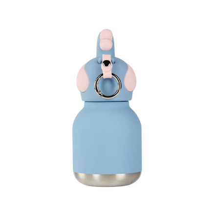 Asobu Mini Bestie olifant drinkfles met dubbelwandige RVS isolatie, bij De Gele Flamingo.