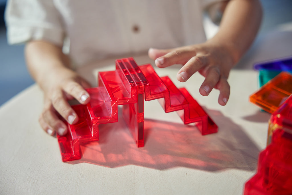 Cleverclixx Stairs Set Intense magnetische traptreden felle kleuren - close-up van traptrede