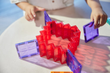 Cleverclixx Stairs Set Intense magnetische traptreden felle kleuren - trap in bouwwerk