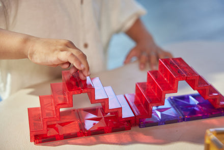 Cleverclixx Stairs Set Intense magnetische traptreden felle kleuren - avontuurlijk parcours