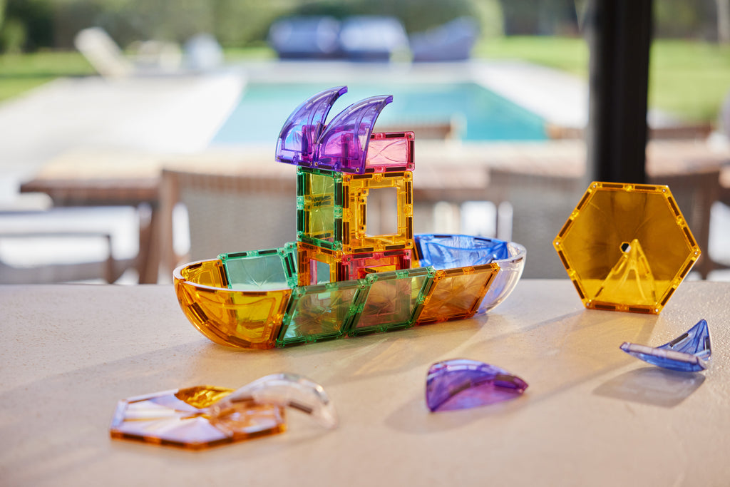 Cleverclixx Small Curved Pack pastel - kind speelt met de bouwset