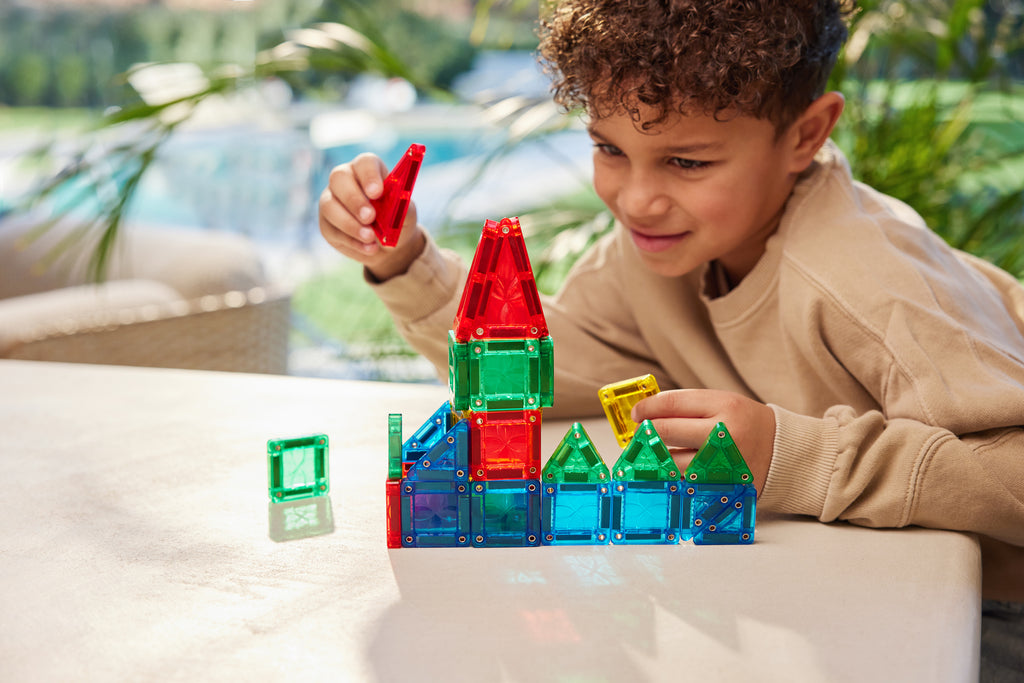 Cleverclixx Mini Tiles Pack Intense minitegels felle kleuren - constructie met detail
