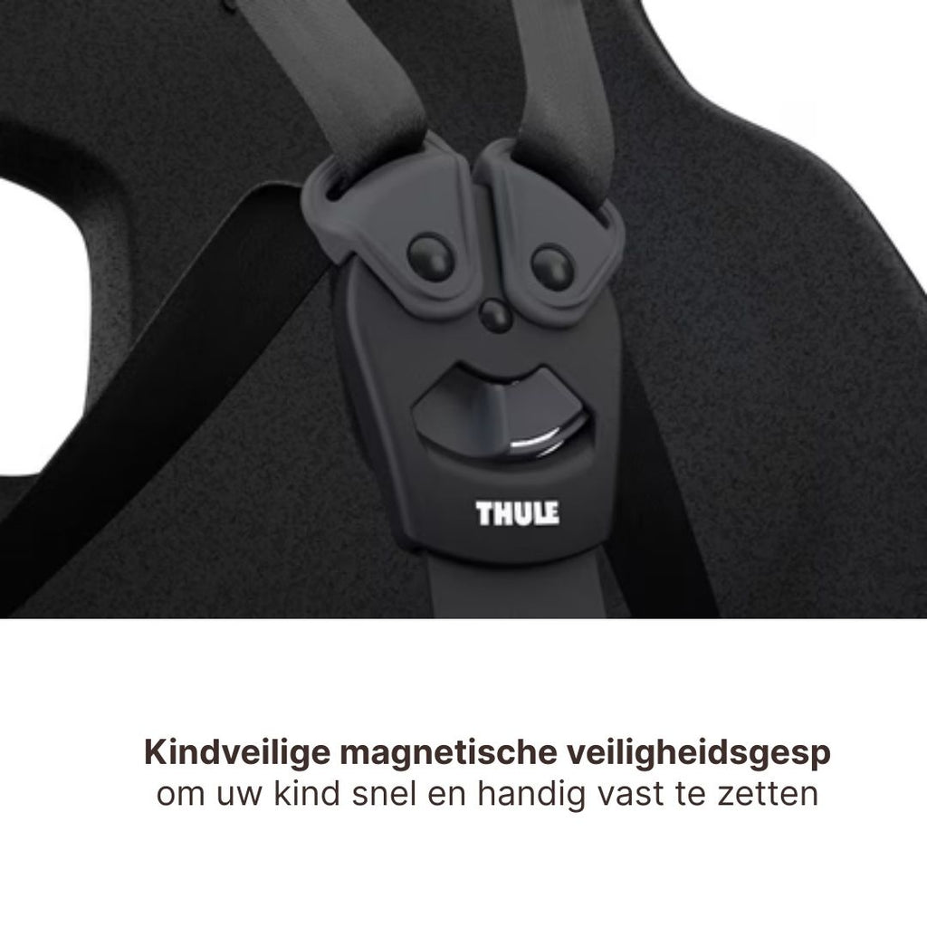 Thule Yepp Nexxt 2 Maxi Fietszitje Fietsstoel Achterop Bagagedrager Montage I Monument Grey