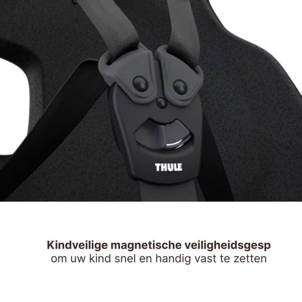 Thule Yepp Nexxt 2 Maxi Fietszitje Fietsstoel Achterop Bagagedrager Montage I Monument Grey