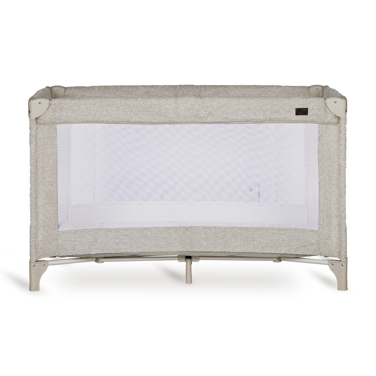 Quax reisbed 120x60 cm in Boucle Sheep met zachte bouclé afwerking, te koop bij De Gele Flamingo.
