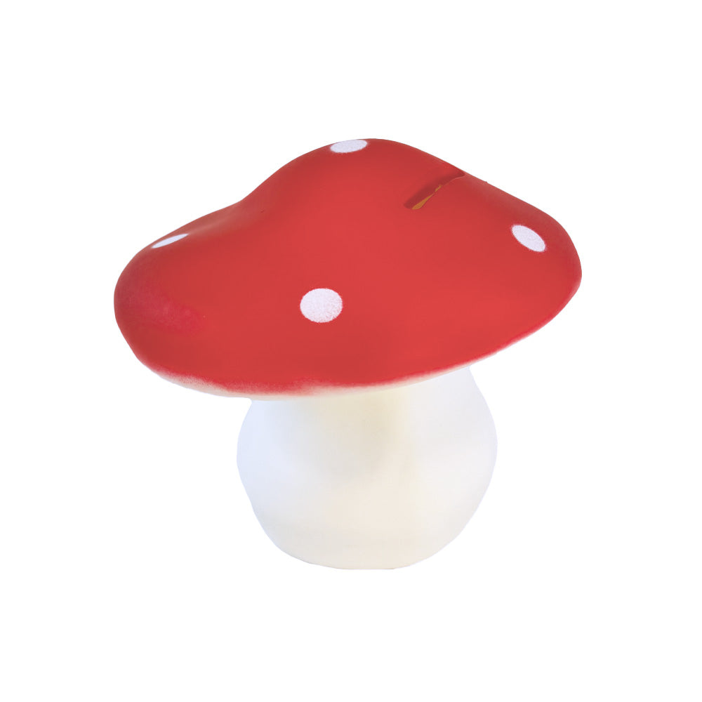 Egmont Toys Spaarpot Paddenstoel in het rood, een blikvanger in de kinderkamer, De Gele Flamingo.