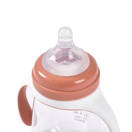 Evolutieve 2-in-1 meegroeifles 210ml - terracotta