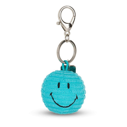 * Bon Ton Toys x Smiley Sleutelhanger Eco Corduroy | Blauwgroen