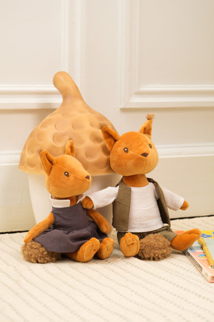Egmont Toys nachtlamp Acorn terra met de hand beschilderd in stevig kunststof, De Gele Flamingo