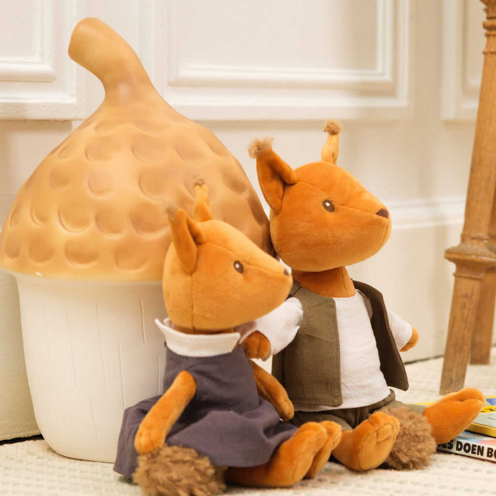 Egmont Toys Acorn nachtlampje terra met LED van 1,5 W dat niet warm wordt, De Gele Flamingo