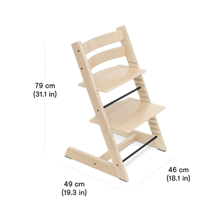 Stokke Tripp Trapp Lemon Yellow van gecultiveerd beukenhout met beschermende toplaag, bij De Gele Flamingo.