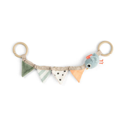 Done By Deer wagenspanner Celebration Colour prikkelt de zintuigen vanaf 0 maanden, via De Gele Flamingo