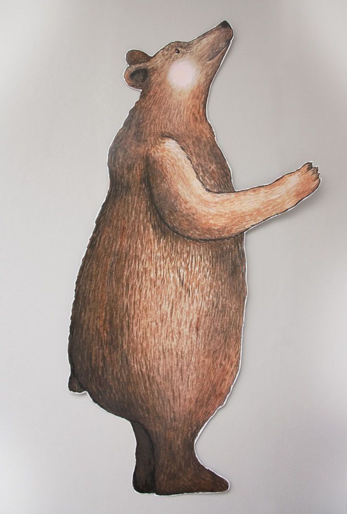 Hartendief muursticker | Grote Beer 96cm