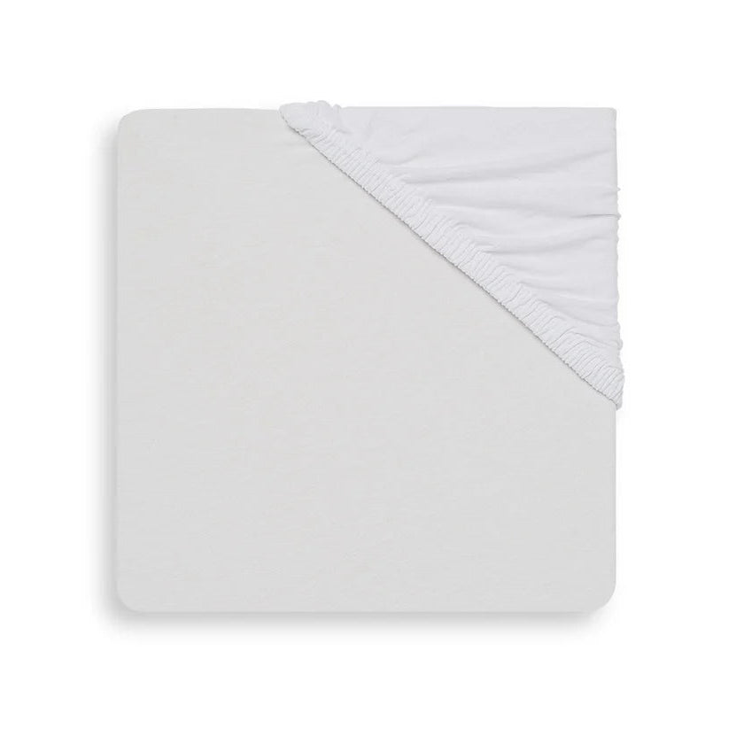 * Jollein Hoeslaken Jersey 40/50x80/90cm | White