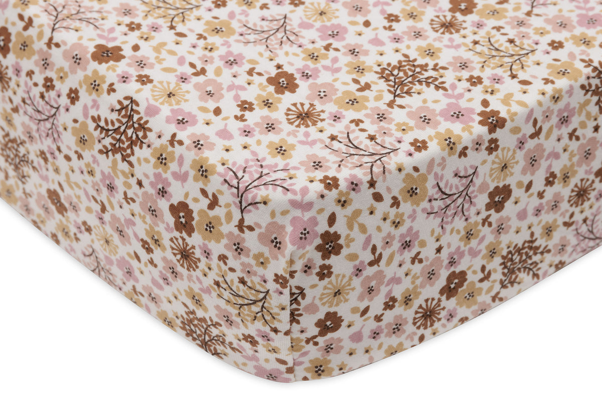 Jollein Hoeslaken Jersey 40/50x80/90cm | Flower Fairies