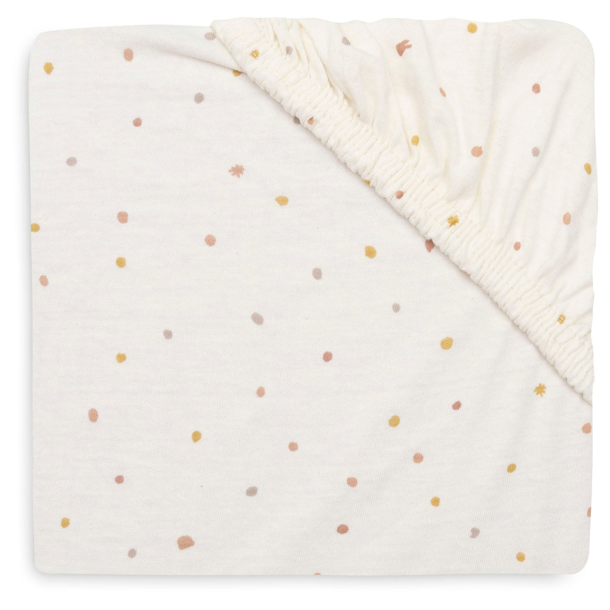 Jollein Hoeslaken Jersey 40/50x80/90cm Kangaroots Dusty Dot, te koop bij De Gele Flamingo.