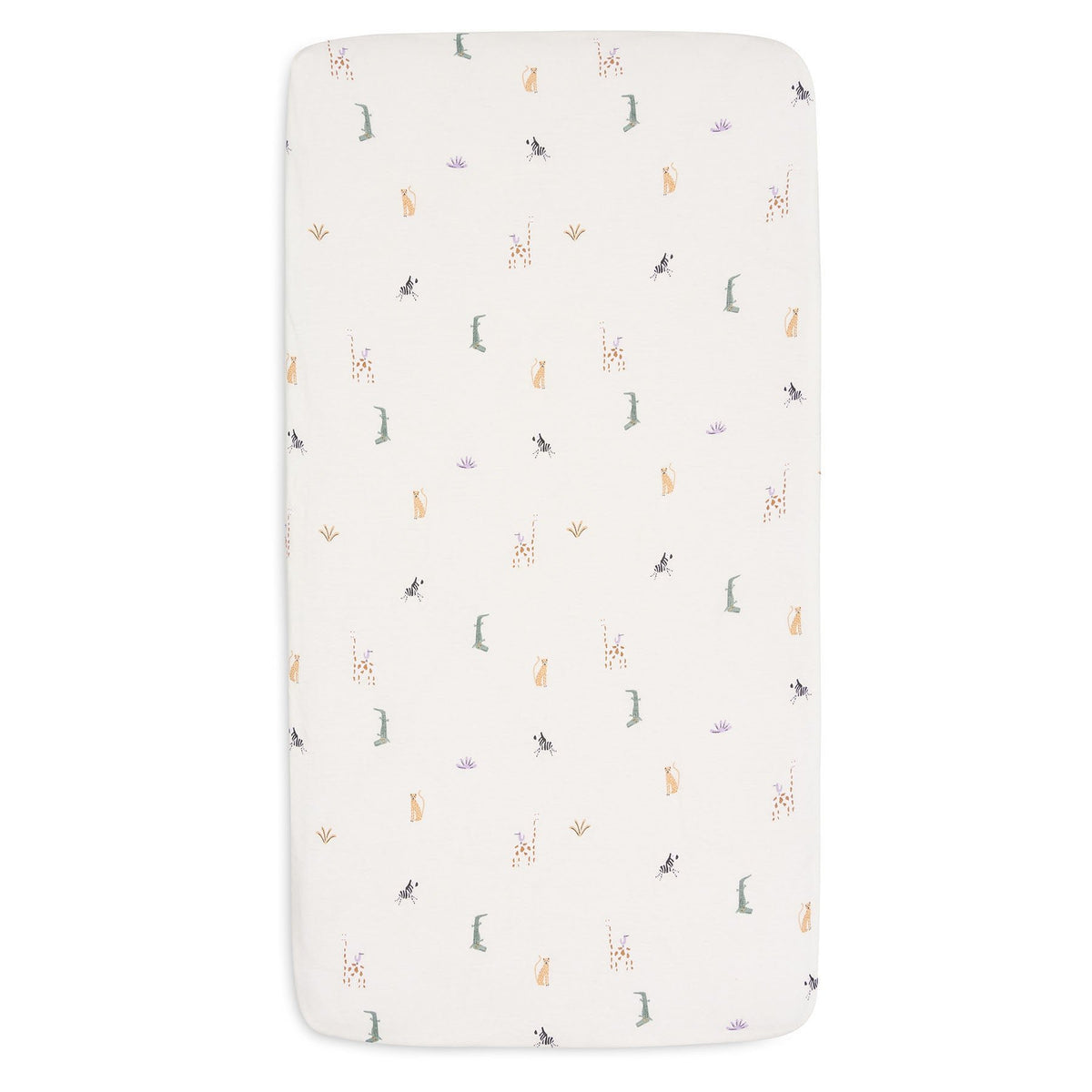 * Jollein Hoeslaken Jersey 60x120cm Jungle Jambo