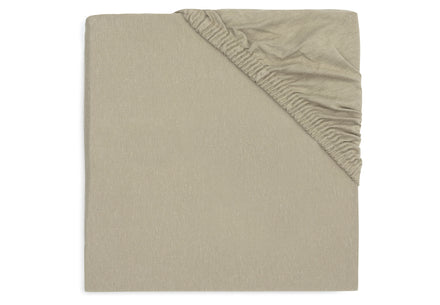 * Jollein Hoeslaken Jersey Boxmatras 75x95cm | Olive Green