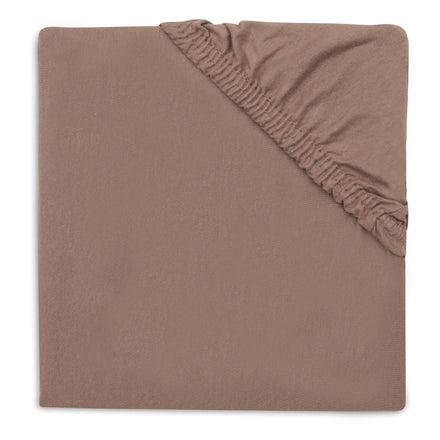 Jollein Hoeslaken Jersey Boxmatras 75x95cm | Milky Coffee