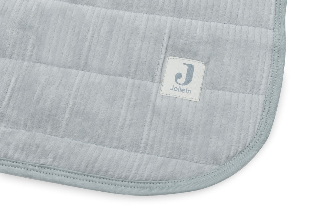 * Jollein Deken Wieg 75x100cm Velvet Rib | Sea Green