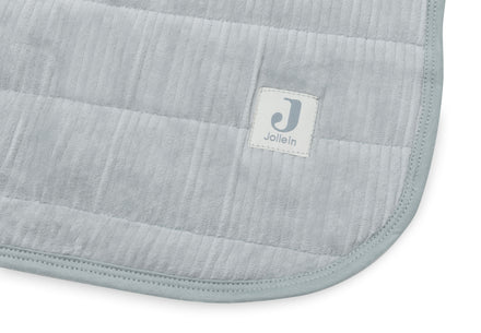 * Jollein Deken Wieg 75x100cm Velvet Rib | Sea Green