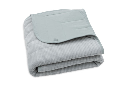 * Jollein Deken Wieg 75x100cm Velvet Rib | Sea Green