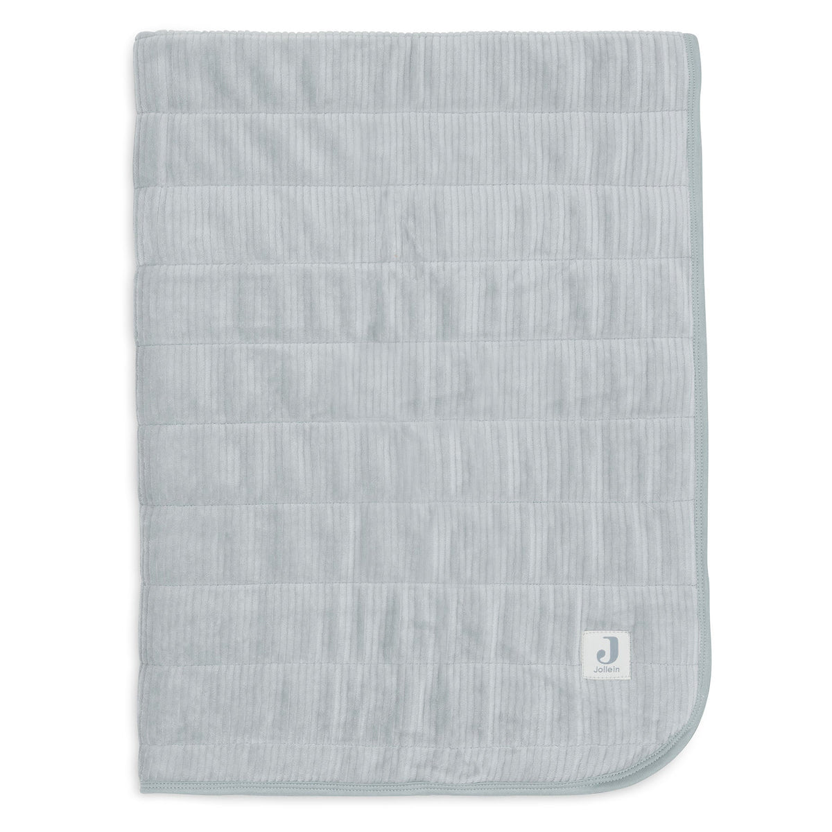 * Jollein Deken Wieg 75x100cm Velvet Rib | Sea Green