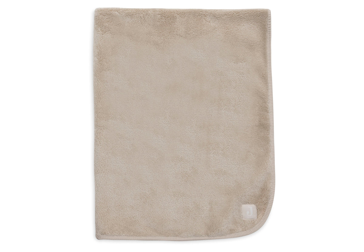 Jollein Deken Wieg 75x100cm Basic Jersey/Sherpa | Warm Sand