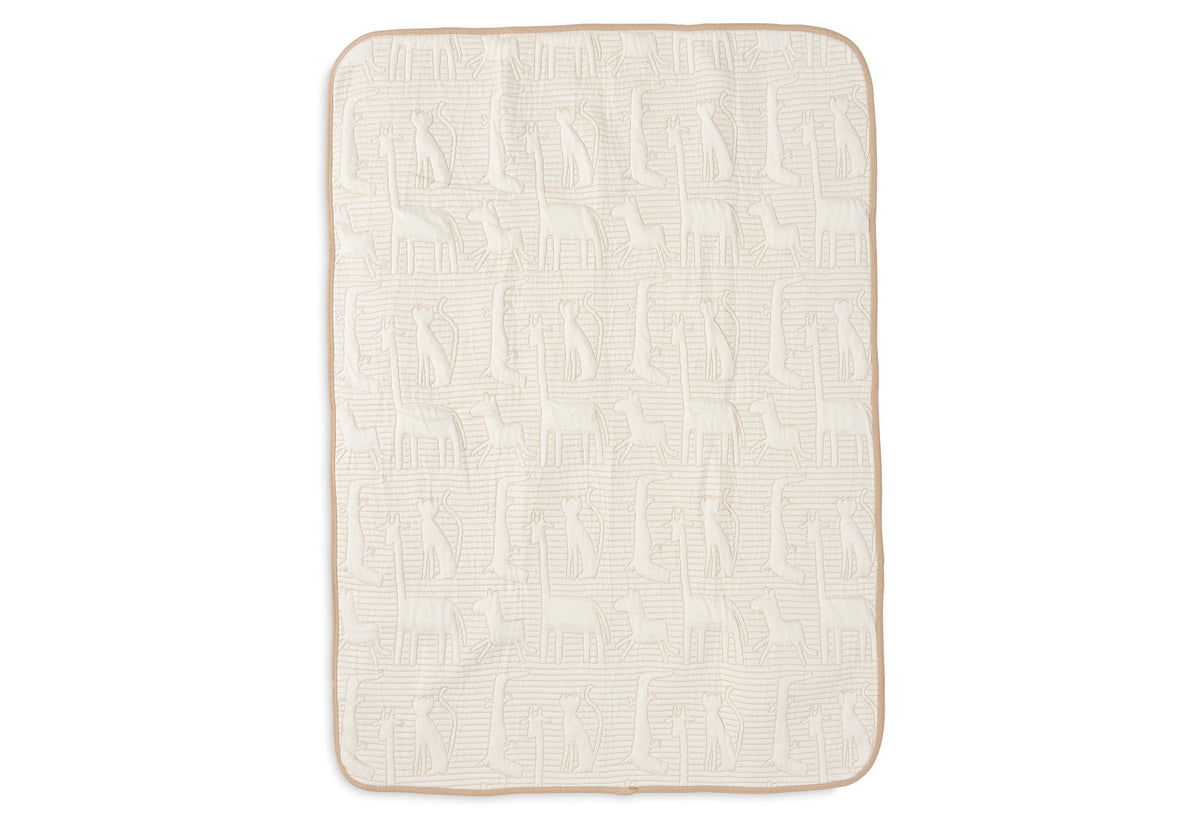 * Jollein Ledikantdeken 100x150cm Jungle Jambo Biscuit/Oatmeal