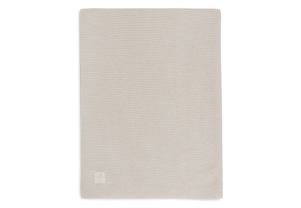 * Jollein Deken Ledikant 100x150cm Basic Knit | Oatmeal